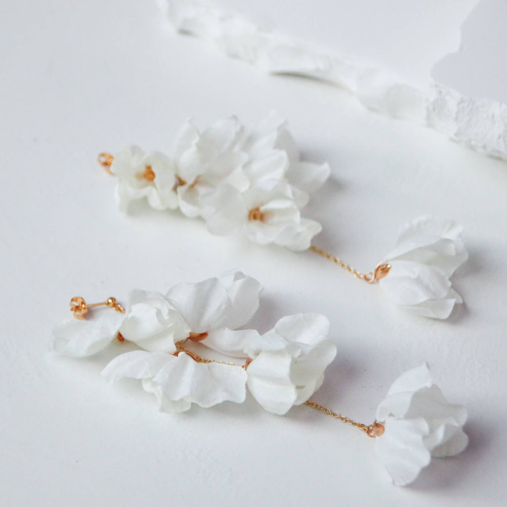 Watercolor Floral Earring