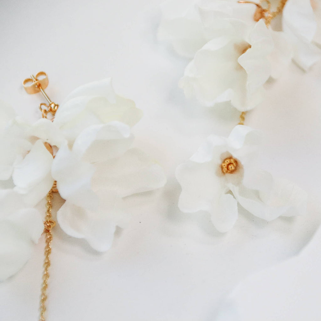 Watercolor Floral Earring