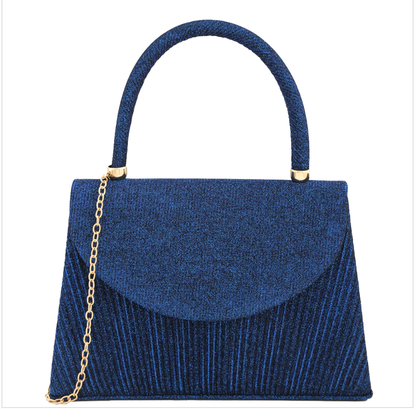 Elegant Pleated Glitter Crossbody Bag For Women With Adjustable Strap Perfect For Everyday And Evening Outfits