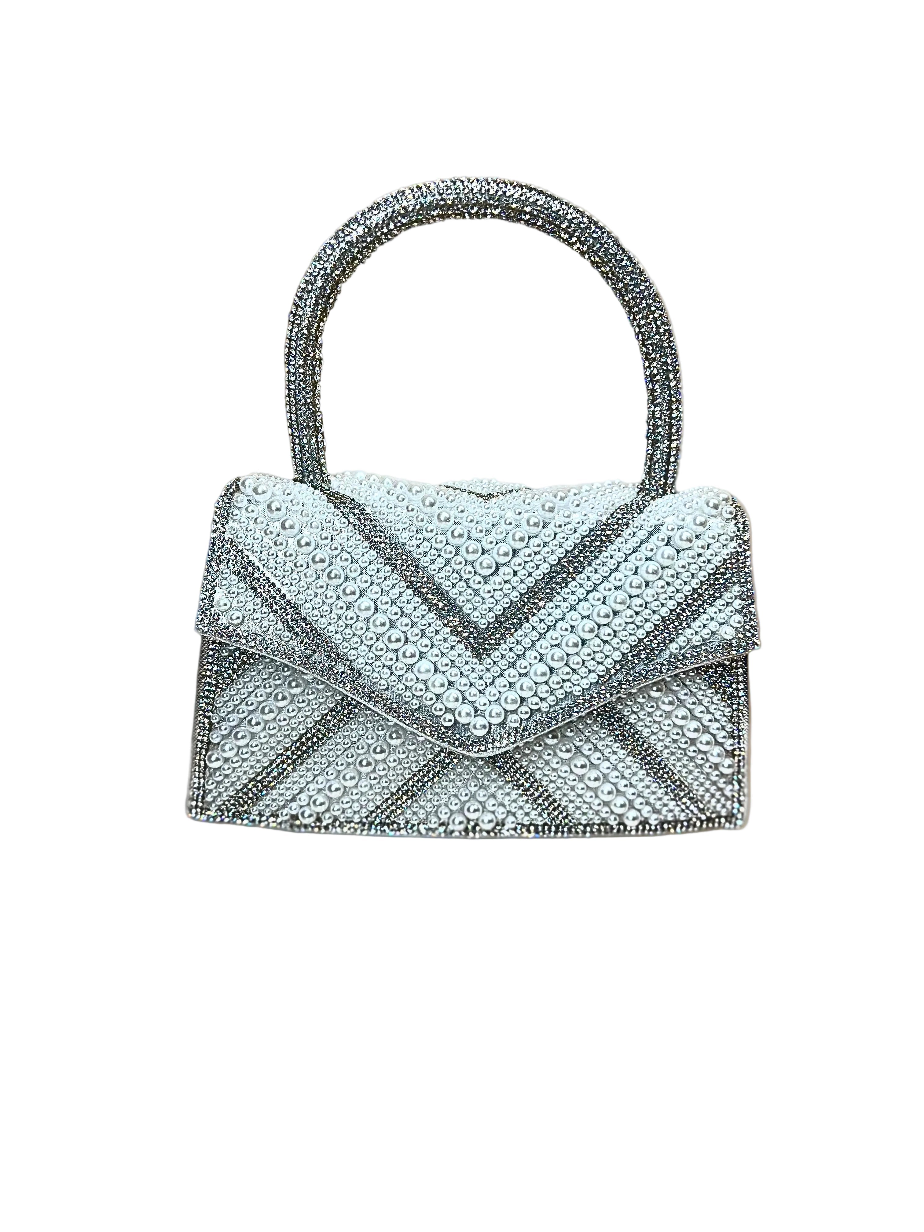 Embellished Handbag Bejeweled Evening Clutch Purse For Weddings And Special Occasions