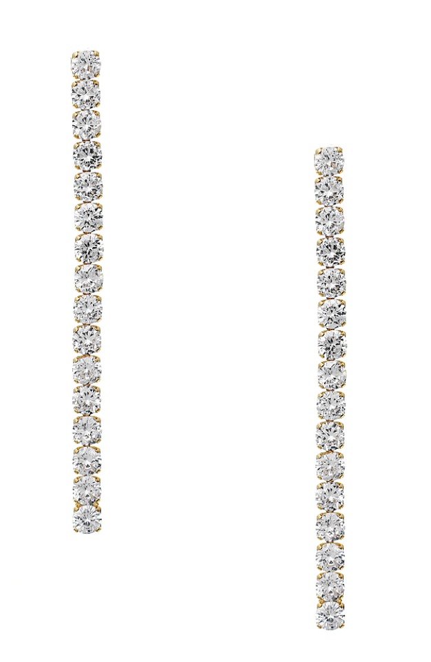 Fashion Rhinestone Single Strand Earring