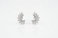mini leaf burst earring