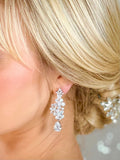 Floral Rhinestone Mini Dangles