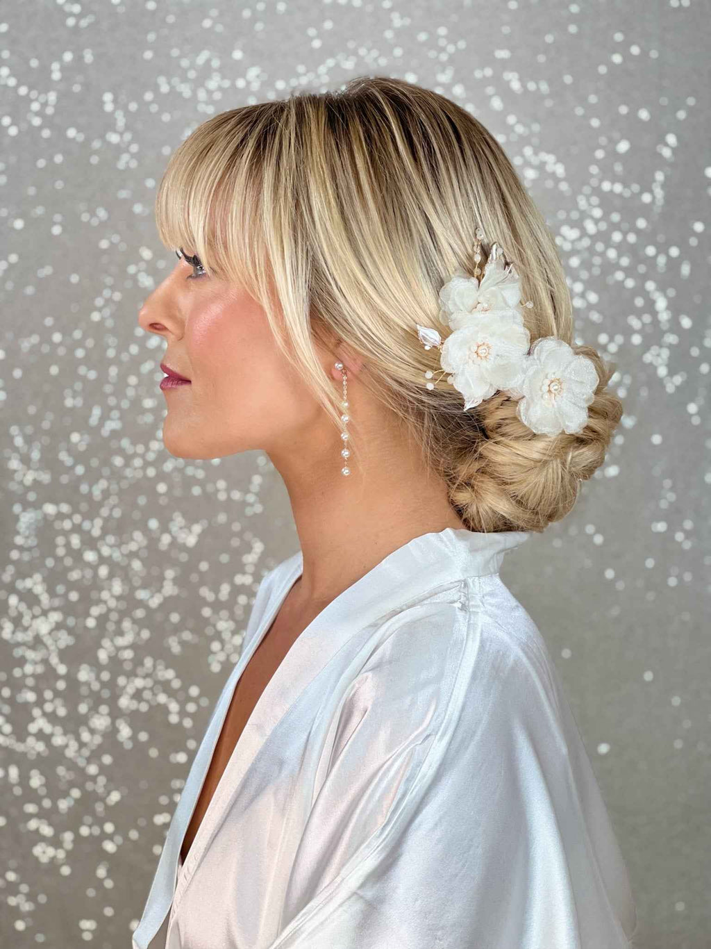 Gold Chain Pearl Drop Dangle