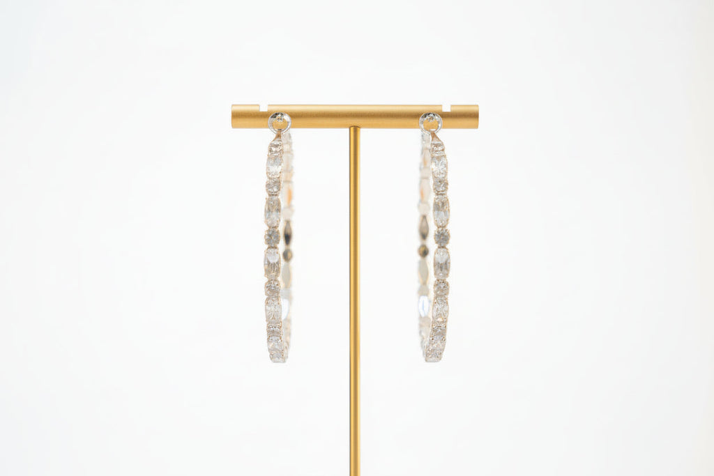 Rhinestone hoops