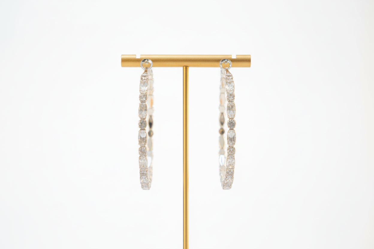 Rhinestone hoops
