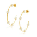 Pearl Hoops