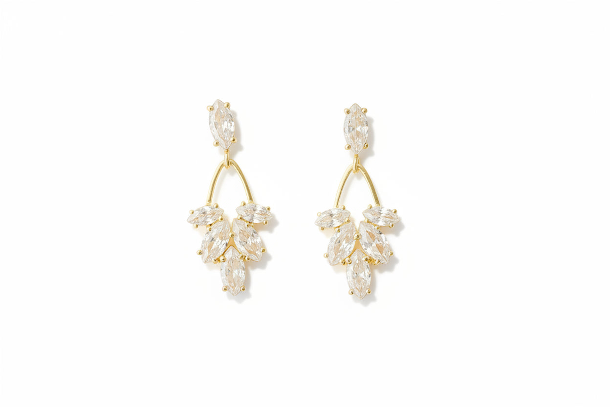 Crystal drop earrings