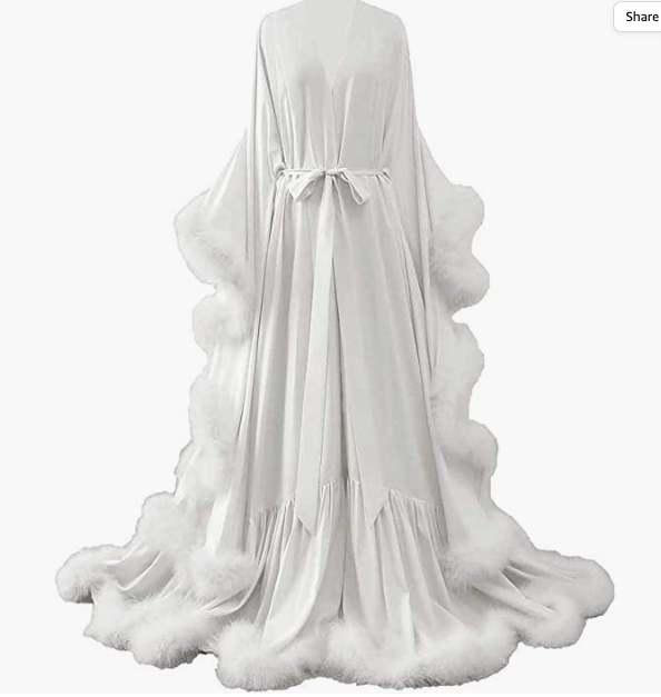 Feather and Silk Murder Your Husband Robe