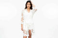 Short Lace Bridal Robe